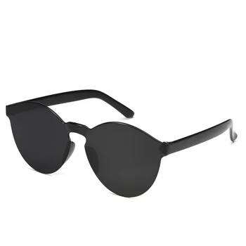 Нови Шофьорски Очила Прозрачен Цвят Прозрачен Ретро Слънчеви Очила Външните Без Рамки Очила Дамски Слънчеви Очила CatEye Мода