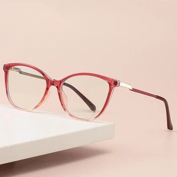 Hotony Новост 2022, Модни Дамски Оптични Очила с Кошачьим Око, Рамки за Очила, Очила с Пълна Рамки, Дамски слънчеви Очила с Рецепта