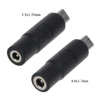 Micro USB за Силово Кабел 4,0x1,7 mm / 3,5x1,35 мм Жак за свързване на Зарядно Кабел за мобилен телефон, Таблет
