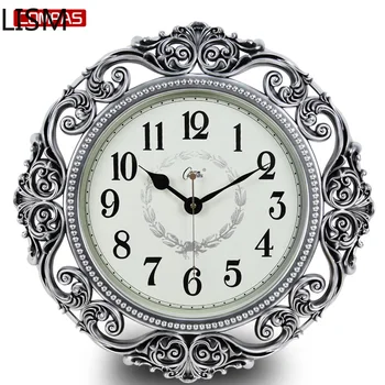 Стенен Часовник С Модерен Дизайн Изкуството Европейски Стил Всекидневна Мода Творчески Прост Големи Часовници Градина Джобен Часовник Кварцов Часовник