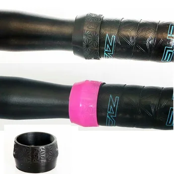 новият продукт е 1 двойка черно/розово велосипеден волана лентата мъжки гумени пътни велосипедни мъничета за управление лента