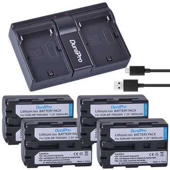 Durapro 4 x, За Sony NP-FM500H FM500H Помещение Bateria 