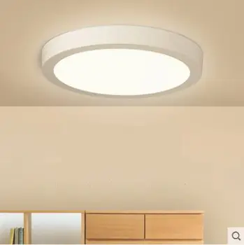 Лампа стенен панел лампа фоайето на домашната кухня LED коридор преходни тела кръгли плафониери за верандата