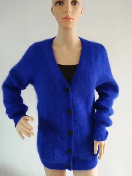 норковый кашмир с жилетка, пуловер, женски вълнен пуловер от естествено кадифе, вълнен пуловер, безплатна доставка