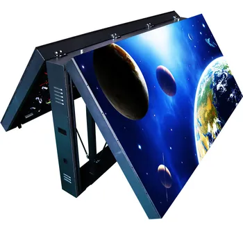 Екран реклама LED двойна борда на предния открито поддръжка П10 на открито водоустойчивый рекламиращо