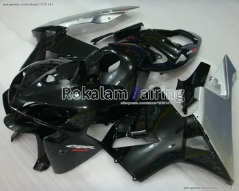 Черен Кожух, за Honda CBR600RR F5 2005 2006 CBR 600RR 05/06 CBR600 RR Мотоциклетни Обтекатели (шприцоване)
