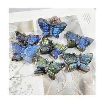 Естествен Дялан Лабрадорит Butterfly Crystal Исцеляющий Скъпоценен Камък За Продажба