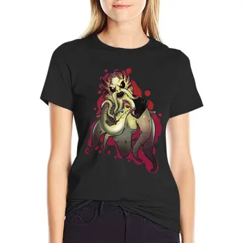 Тениска Arkham Horror С Принтом Пръски Кръв, Женска Тениска, Градинска Мода, Тениска от 100 Памук с Къс Ръкав