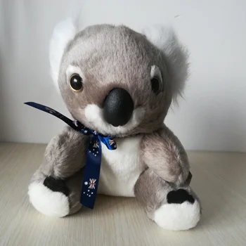чудесна играчка плюшен коала около 20 см сива мека кукла koala е детска играчка, подарък за рожден ден h1885
