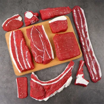супермаркет хотел ресторант месо магазин магазин за украса изкуствени фалшиви моделиране свински пържоли пържола Филе ребра модел подпори