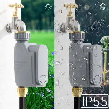 3,0 Градински WIFI Таймер за Поливане Smart Life Напоителна Система за Напояване Вграден Разходомер за Вода Контролер Вода SASHA