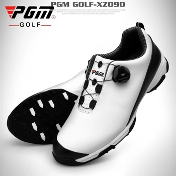 Мъжки обувки за голф PGM, Водоустойчив Лека Обувки За голф/Тенис, Мъжки Обувки с Въртяща се Ключалка, Дишащи Маратонки AA51032