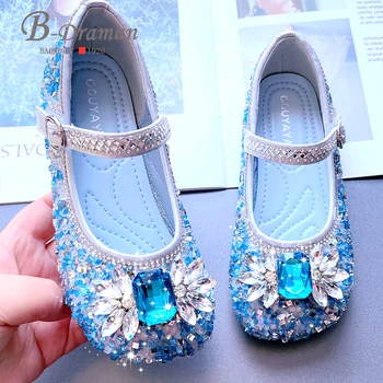 Обувки на принцесата; детски обувки с кристали; Новост 2022 г.; Модерни детски обувки с мека подметка с блестящи диаманти; Обувки за момичета; обувки за деца; обувки за момичета