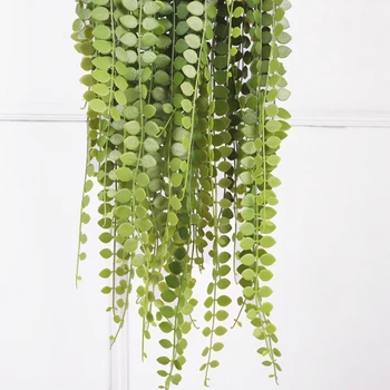 100 см Имитация на букет лозови листа виси на стената подвесная стена от зелени растения Цвете за Декорация на мебели за хол