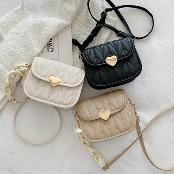 Дамски Подобрена чанта с Диаманти 2022, Нова Тенденция е Универсална Чанта на рамото, Нишевая чанта с Веригата, Дамски Модни Текстурная Чанта за пазаруване