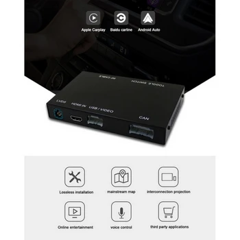 Преносим Безжичен Адаптер Apple Carplay за Audi A1 A3 A4 A5 A6 A7 A8 Q2 Q3 Q5 Q7 MMI Car Play Android Автоматичен Модул Интерфейс Кутия