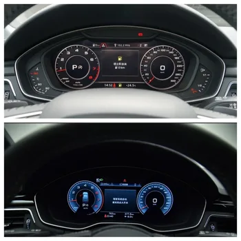 Автомобилният Цифров Клъстер За Audi A4 A5 B9 Q5 LCD Панел Android богат на функции Таблото GPS Авто Радио Мултимедиен Плеър