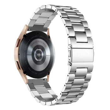 20 мм, 22 мм и Каишка за Samsung Galaxy watch 4 каишка 5 pro 45 мм активен 2 Зъбни колела s3 Неръждаема стомана кореа гривна HUAWEI GT 2 3 ленти