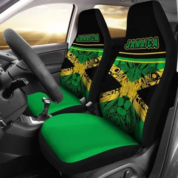 Калъфи за автомобилни седалки Africa Zone Jamaica Lion King Life Style Комплект от 2 Универсални Защитни Покривала за Предните седалки